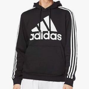 Adidas IYQ53 Essentials Fleece 3-Stripes Logo Hoodie Men's H14641サイズXO