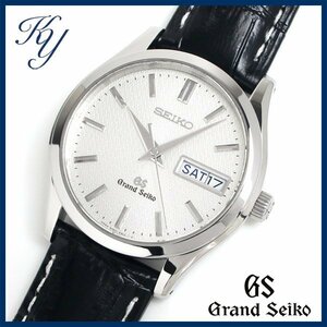 1円～ 3ヶ月保証付き 磨き済み 美品 本物 人気 Grand Seiko グランドセイコー 9F83-9A00 デイデイト 革ベルト メンズ 時計