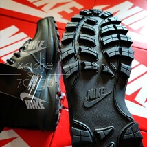 新品 正規品 NIKE ナイキ マノア レザー スニーカー ブーツ 黒 ブラック アウトドア キャンプ 27.5cm US9.5 箱付き_画像7