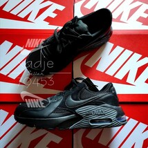 新品 正規品 NIKE ナイキ AIR MAX EXCEE エアマックス エクシー 黒 ブラック グレー 25.5cm US7.5 箱付き_画像4