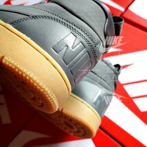 新品 正規品 NIKE ナイキ コート ボロー ミッド ウィンター スニーカー ブーツ 灰 グレー チャコール ガムソール 27.5cm US9.5 箱付き_画像5
