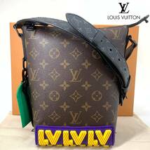 1円【新品未使用】LOUIS VUITTON/ルイヴィトン/ICチップ搭載/モノグラム/クルーザー・メッセンジャー バッグ/ヴァージルアブロー/M57966_画像1