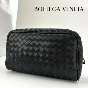 1円【新品未使用】ボッテガ ヴェネタ BOTTEGA VENETA イントレチャート トイレタリーケース セカンドバッグ ポーチ クラッチバッグ メンズ