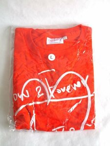 ▽♪ 桑田佳祐 ライブツアー 2012 I LOVE YOU Tシャツ 赤 L