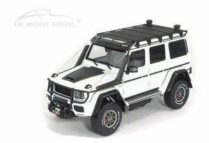 新品 ALMOST REAL オールモストリアル 1/18 メルセデスベンツ ブラバス Brabus 550 アドベンチャー Gクラス 4×4 2017 ホワイト 860305