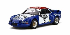 新品 OTTO オットー 1/18 Alpine アルピーヌ A110 Gr.5 ラリークロス #67 Team Vialle ブルー/ホワイト/レッド OTM795