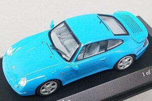 MINICHAMPS ミニチャンプス 1/43 Porsche ポルシェ 911 ターボ 1995 リビエラブルー 430069204