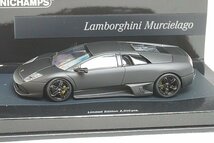 PMA ミニチャンプス 1/43 Lamborghini ランボルギーニ Murcielago ムルシエラゴ 2006 マットブラック 436103921_画像1