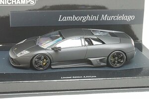 PMA ミニチャンプス 1/43 Lamborghini ランボルギーニ Murcielago ムルシエラゴ 2006 マットブラック 436103921