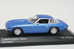 PMA ミニチャンプス 1/43 Lamborghini ランボルギーニ Islero イスレロ 1968 ブルーメタリック 400103422