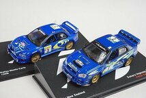 デアゴスティーニ 1/43 スバル インプレッサ WRC モンテカルロラリー 1998 #3 / ニュージーランド 2003 #7 2点セット ※外箱等欠品_画像1