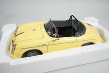 Schuco シュコー 1/18 Porsche ポルシェ 356 A Speedster スピードスター 1600 GT イエロー 450030600_画像1