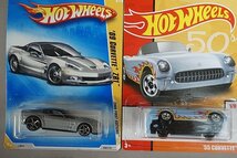 Hot Wheels ホットウィール 1/64 ’14 コルベット スティングレー レッド / ’76 グリーンウッド コルベット #22 など8点セット_画像2