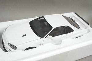 AUTOart オートアート 1/18 NISSAN 日産 SKYLINE スカイライン GT-R V-spec Ⅱ R34 ホワイト 77337