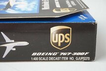 ★ Gemini Jets ジェミニ 1/400 B767-300F UPS Worldwide Services レジ番号付与なし GJUPS370_画像8