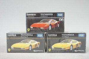 TOMICA トミカプレミアム FERRARI フェラーリ TESTAROSSA テスタロッサ イエロー / 06 レッド 3点セット