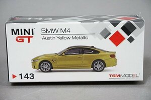 TSM トゥルースケール / MINI GT 1/64 BMW M4 (F82) オースティンイエローメタリック (右ハンドル) MGT00143-R