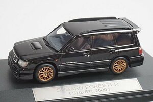 Hi-Story ハイストーリー 1/43 SUBARU スバル FORESTER フォレスター S/tb STi 2000 ブラックマイカ HS072SP1