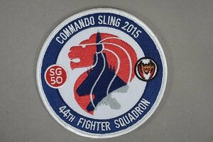 ★ COMMANDO SLING 2015 44TH FIGHTER SQUADRON SG50 第44戦闘飛行隊 嘉手納基地 ワッペン/パッチ ベルクロあり