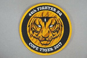 ★ 44th FIGHTER SQ COPE TIGER 2017 第44戦闘飛行隊 嘉手納基地 ワッペン/パッチ ベルクロあり