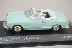 ミニチャンプス PMA 1/43 Volkswagen フォルクスワーゲン カルマンギア カブリオレ 1957 パシフィックブルー 430051036