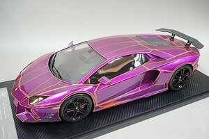 PEAKO ピーコ 1/12 Lamborghini ランボルギーニ DMC Aventador アヴェンタドール LP900 クロームパープル 限定20台