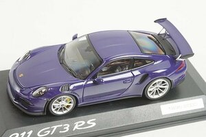 PMA ミニチャンプス 1/43 PORSCHE ポルシェ 911 (991) GT3 RS 2015 パープル ディーラー特注品 WAP0200310E