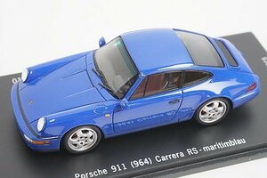 Spark スパーク 1/43 PORSCHE ポルシェ 911 (964) Carrera カレラ RS Maritimblau ブルー 300台限定 SAM098