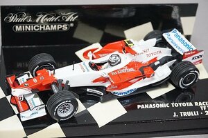 ミニチャンプス PMA 1/43 パナソニック トヨタ レーシング TF107 J.トゥルーリ 2007 #12 400070012