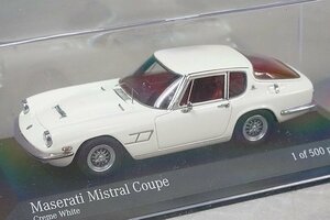 ミニチャンプス PMA 1/43 Maserati マセラティ Mistral ミストラル クーペ 1963 クリームホワイト 437123422