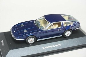 IXO イクソ 1/43 Maserati マセラティ インディ 72 ブルー CLC098