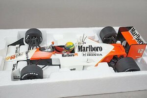 ミニチャンプス PMA 1/18 マクラーレン ホンダ MP4/4 アイルトン・セナ 1988 ワールドチャンピオン #12 540881812