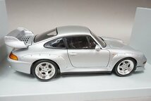 UT MODELS / UTモデル 1/18 Porsche ポルシェ 911 GT2 ストリート 1997 シルバー 180065000_画像3