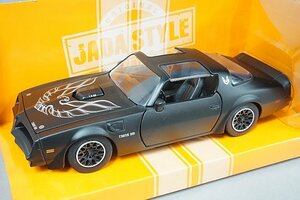 Jada Toys ジャダトイズ 1/24 Pontiac ポンティアック Firebird ファイヤーバード トランザム プライマーブラック 1977 JADA34038