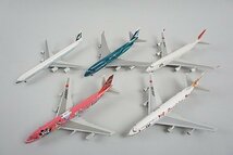 ★ herpa ヘルパ B747-300 JAL リゾッチャオレンジ JA8186 全長約14cm など5点セット ※ジャンク品 本体のみ_画像1