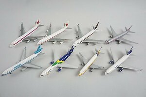 ★ herpa ヘルパ A300-600R JAS 日本エアシステム JA8375 全長約11cm など8点セット ※ジャンク品 本体のみ