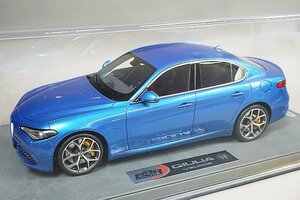 BBR 1/18 Alfa Romeo アルファロメオ Giulia Veloce ジュリア ヴェローチェ パリ オートショー 2016 Blue Misano BBRC1829AV