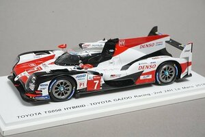 Spark スパーク 1/43 Toyota トヨタ TS050 ハイブリッド GAZOOレーシング 2018 ルマン24H 2位 #7 ※アンテナ破損 S7006