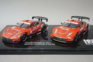 EBBRO エブロ 1/43 NISSAN 日産 ニスモ Z LATE MODEL SET ザナヴィ ニスモ Z #1 / モチュール ピットワーク Z #22 999NF-REM05-01