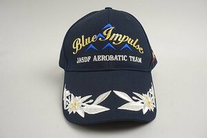 ★ JASDF Blue Impulse 航空自衛隊 ブルーインパルス キャップ 帽子 フリーサイズ 紺