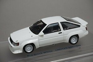 KID BOX キッドボックス / ENIF エニフ 1/43 TOYOTA トヨタ カローラ レビン プロストック N2仕様 ホワイト 限定版 デカール付 ENIF0024