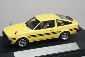 Hi-Story ハイストーリー 1/43 TOYOTA トヨタ カローラ クーペ レビン 1979 バージニアイエロー HS057YE