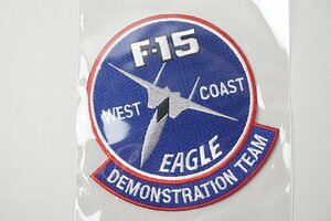 ★ F-15 イーグル WEST COAST デモンストレーションチーム ワッペン / パッチ ベルクロなし