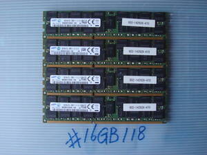 16GB 2R×4 PC3L-12800R-11-12-E2-D3 4枚 計64GB ＃16GB118