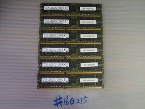 16GB 2R×4 PC3L-12800R-11-12-E2-D3 【16GB×6枚】 ＃16G215