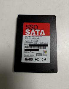 Phison 2.5inch MLC SSD 32GB PS3107 SATA ((動作品・1枚限定))