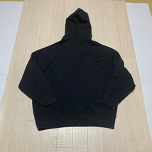 UNIQLO ユニクロ ＋J スウェットパーカー プルオーバーパーカー ハーフジップ フード メンズ　ブラック　サイズM_画像3