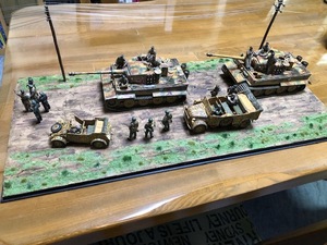 1/35 タイガーⅠ型　ジオラマ完成品