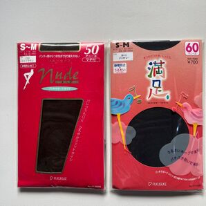 新品未使用 ストッキング パンスト 50デニール 60デニール 2足 福助