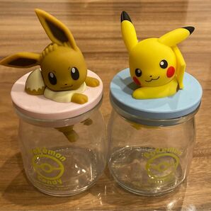 ポケットモンスター　キャンディボトル　ピカチュウとイーブイ